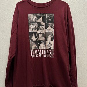 Taylor Swift Fan Made Eras Tour Long Sleeve T-Shirt Size XL